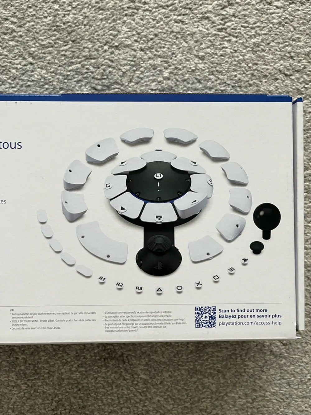 NWT Sony Access Controller in White and Black
